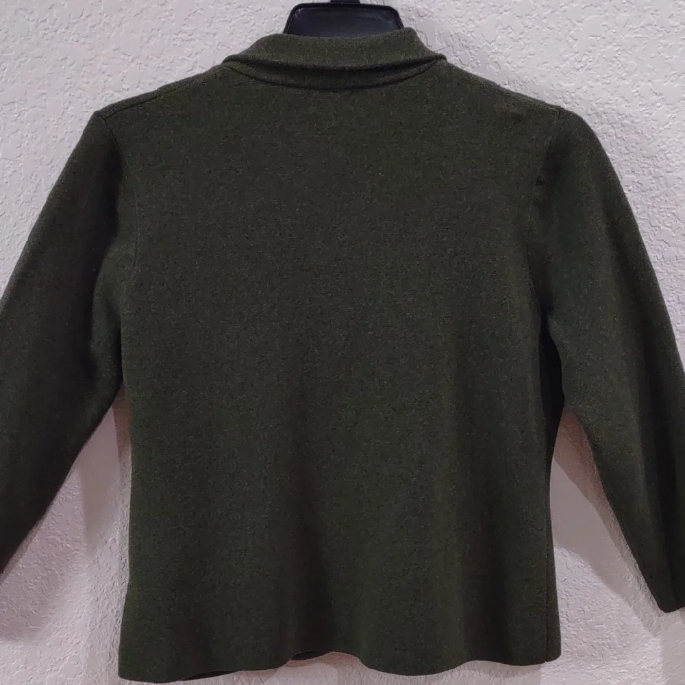 J. Crew Green Blazer Structured Suit Jacket - Picture 7 of 16